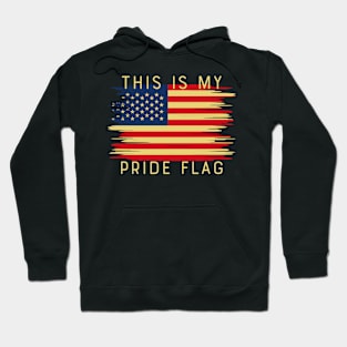 This Is My Pride Flag USA American Patriotic Hoodie